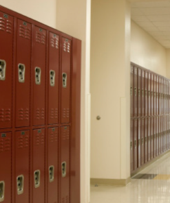 Room with lockers