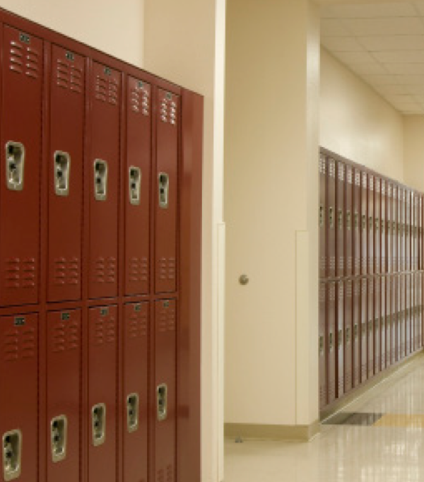 Room with lockers