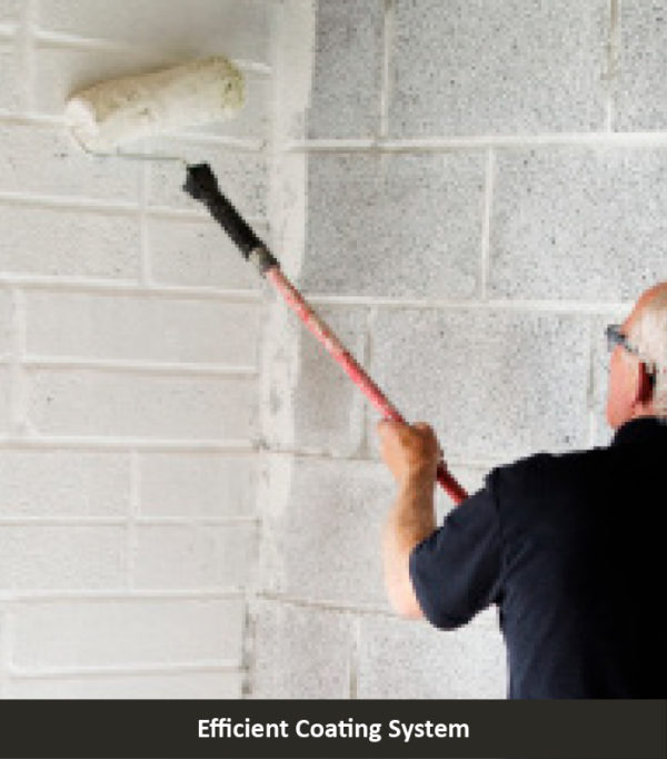 Man painting wall