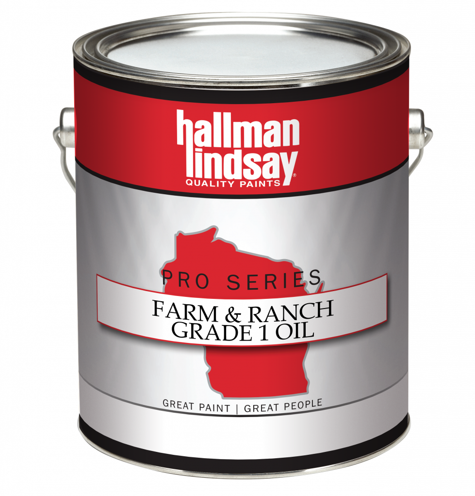 FARM & RANCH 201 Professional Grade 1 Oil Barn Paint Red Hallman